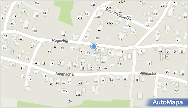Radlin, Rogozina Piotra Iwanowicza, mjr., 11, mapa Radlin