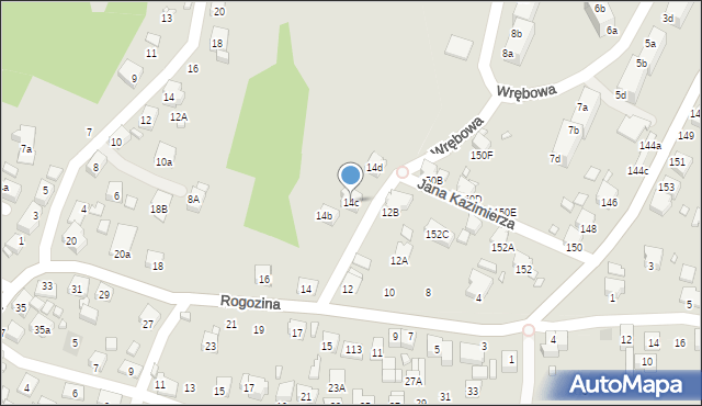 Radlin, Rogozina Piotra Iwanowicza, mjr., 14c, mapa Radlin