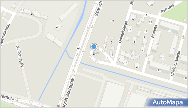 Radom, Rodziny Winczewskich, 20, mapa Radomia