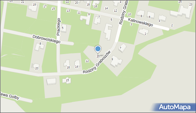 Radom, Rodziny Graboszów, 10, mapa Radomia