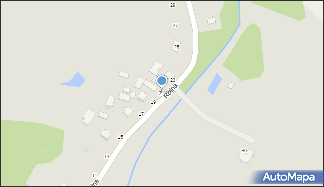 Radomyśl Wielki, Rolna, 21, mapa Radomyśl Wielki