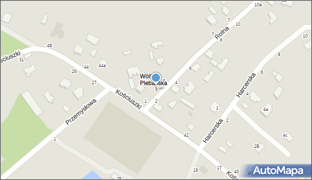 Radomyśl Wielki, Rolna, 3, mapa Radomyśl Wielki