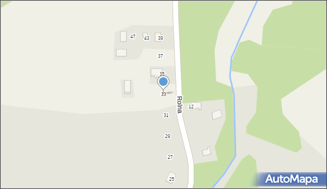 Radomyśl Wielki, Rolna, 33, mapa Radomyśl Wielki