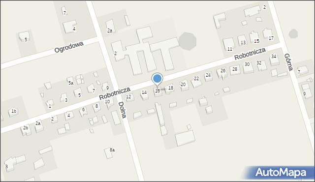 Rakowiec, Robotnicza, 16, mapa Rakowiec