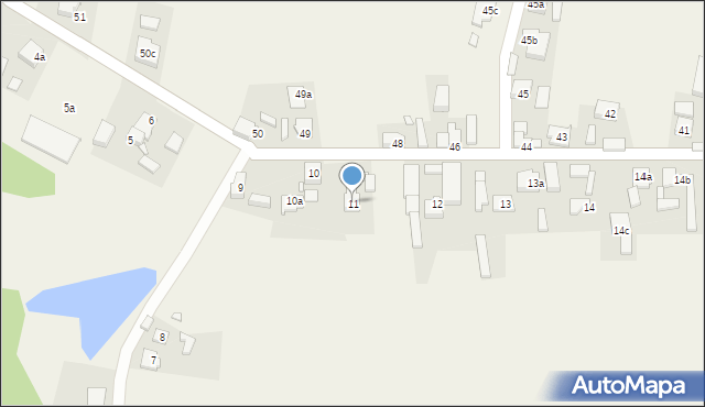 Robaczyn, Robaczyn, 11, mapa Robaczyn