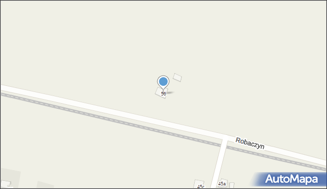 Robaczyn, Robaczyn, 56, mapa Robaczyn