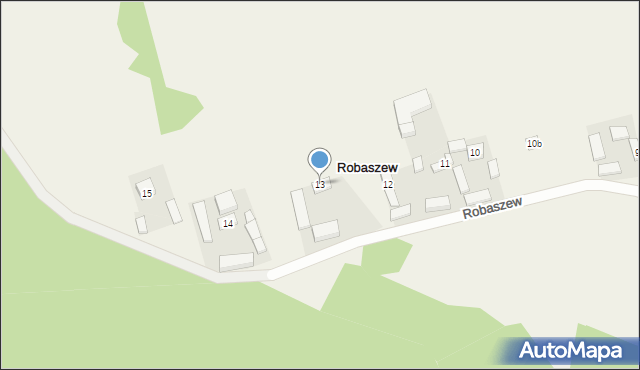 Robaszew, Robaszew, 13, mapa Robaszew
