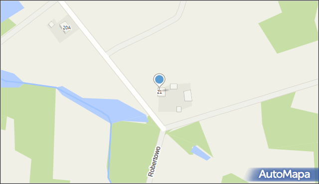 Robertowo, Robertowo, 21, mapa Robertowo