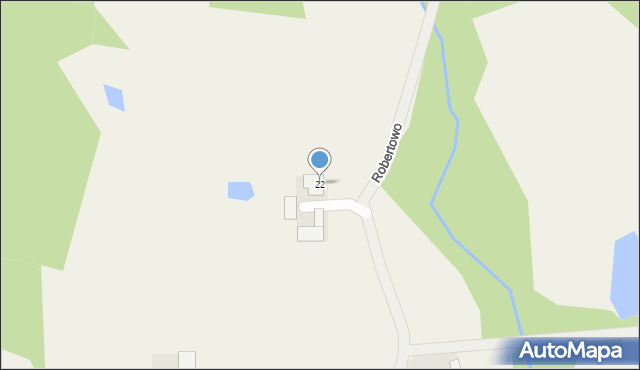 Robertowo, Robertowo, 22, mapa Robertowo