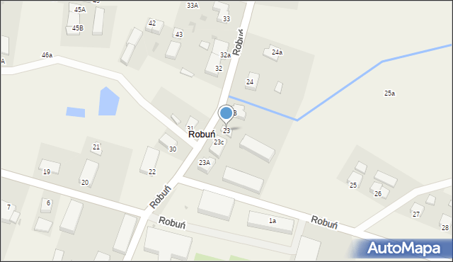 Robuń, Robuń, 23, mapa Robuń