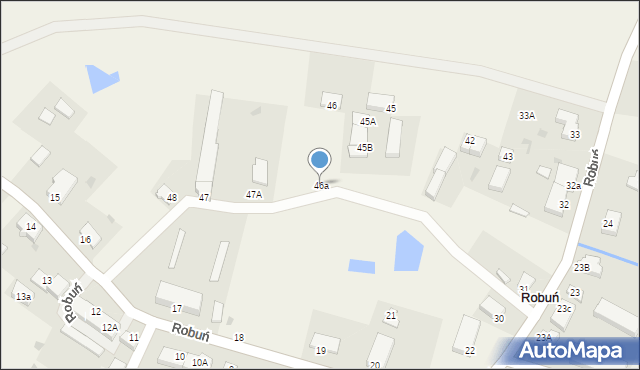 Robuń, Robuń, 46a, mapa Robuń