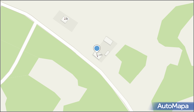 Rodowo, Rodowo, 1, mapa Rodowo