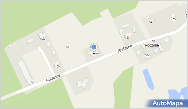 Rodzone, Rodzone, 57, mapa Rodzone