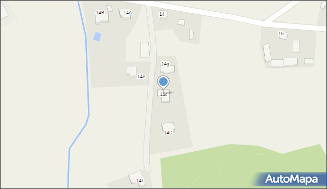 Rodzone, Rodzone, 14c, mapa Rodzone