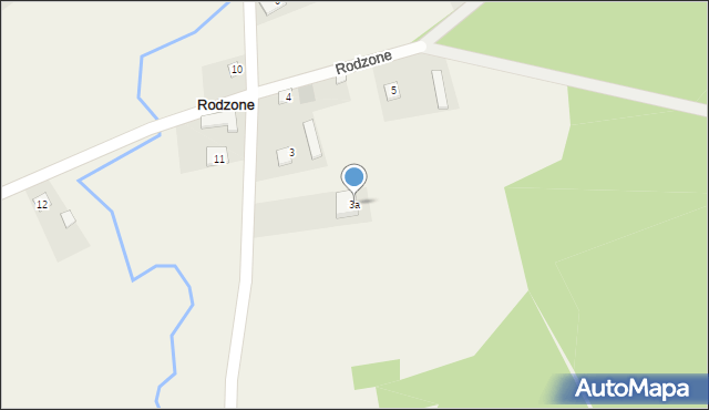 Rodzone, Rodzone, 3a, mapa Rodzone