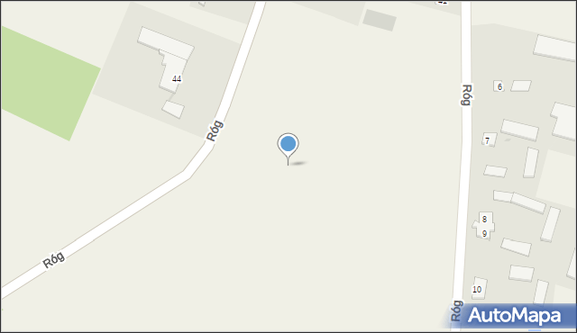 Róg, Róg, 43h, mapa Róg