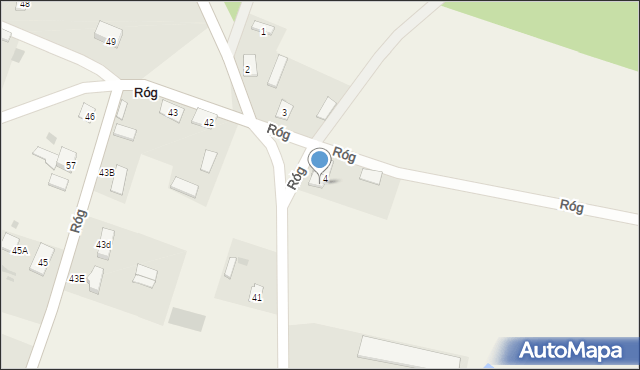 Róg, Róg, 5, mapa Róg