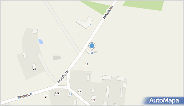 Rogacze, Rogacze, 18, mapa Rogacze