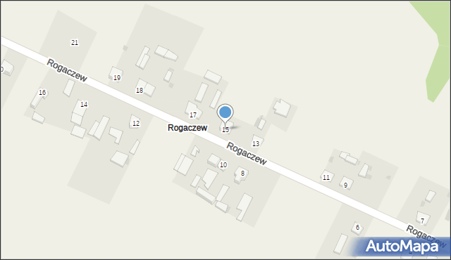 Rogaczew, Rogaczew, 15, mapa Rogaczew