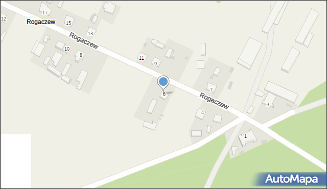 Rogaczew, Rogaczew, 6, mapa Rogaczew