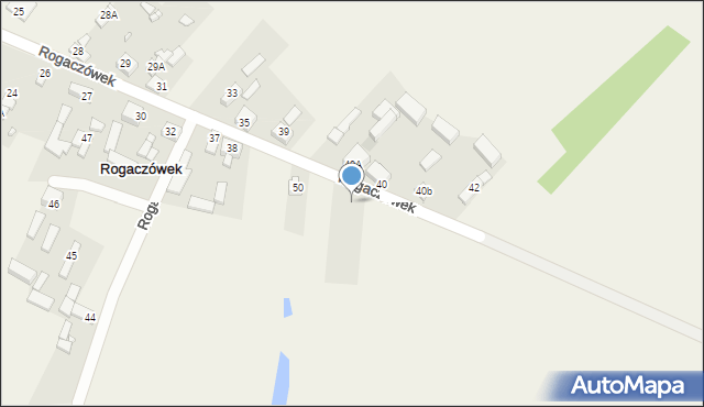 Rogaczówek, Rogaczówek, 52, mapa Rogaczówek
