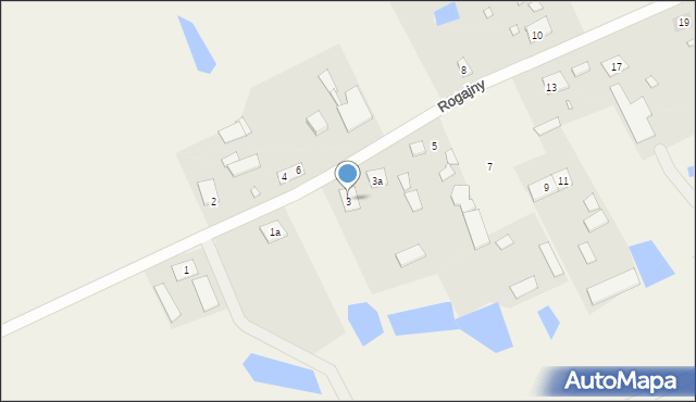 Rogajny, Rogajny, 3, mapa Rogajny