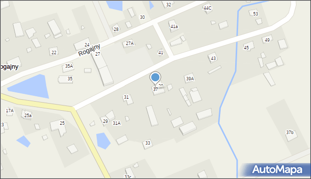 Rogajny, Rogajny, 37, mapa Rogajny