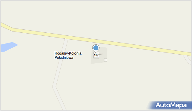 Rogajny, Rogajny, 79a, mapa Rogajny