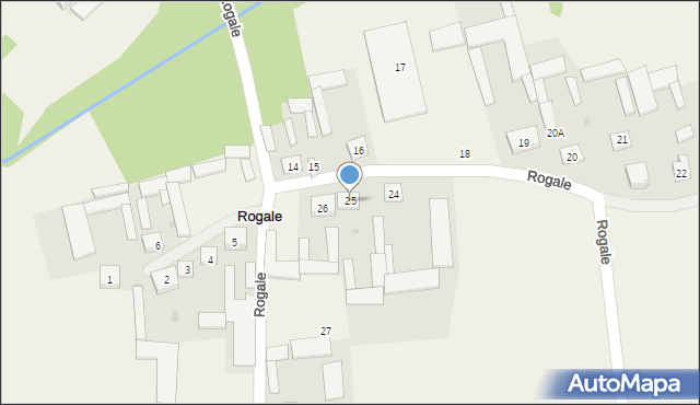 Rogale, Rogale, 25, mapa Rogale