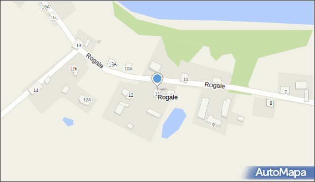 Rogale, Rogale, 11a, mapa Rogale