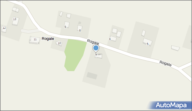 Rogale, Rogale, 7, mapa Rogale