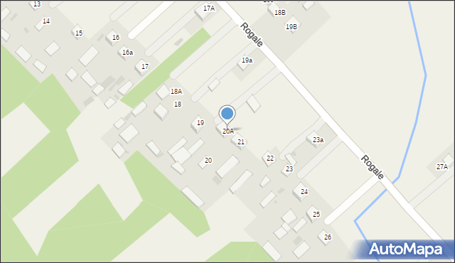 Rogale, Rogale, 20A, mapa Rogale
