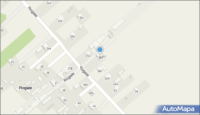 Rogale, Rogale, 38A, mapa Rogale