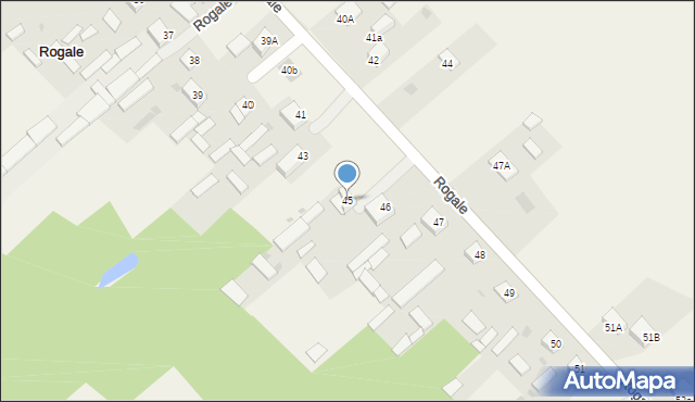 Rogale, Rogale, 45, mapa Rogale