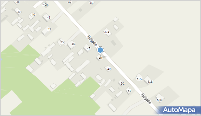Rogale, Rogale, 48, mapa Rogale