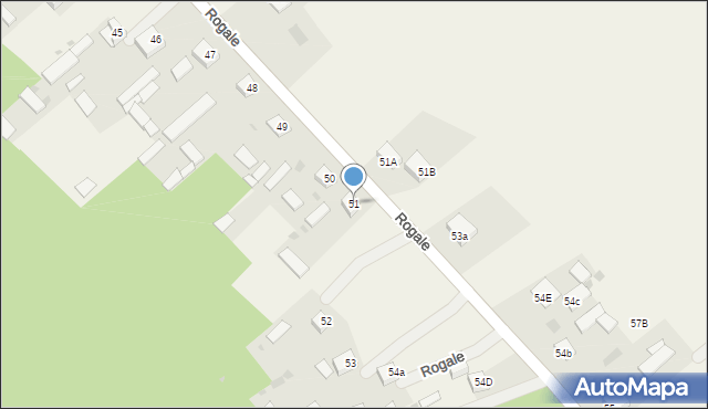 Rogale, Rogale, 51, mapa Rogale
