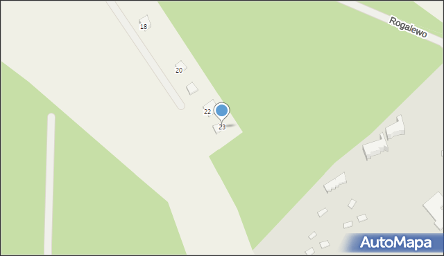 Rogalewo, Rogalewo, 23, mapa Rogalewo