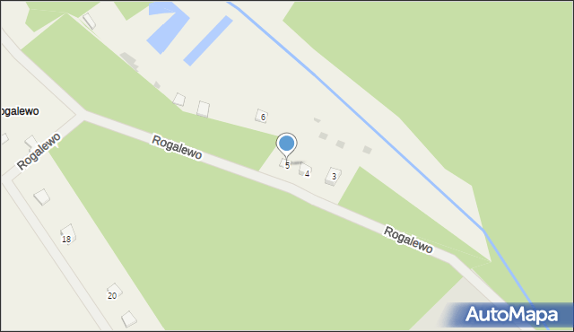 Rogalewo, Rogalewo, 5, mapa Rogalewo