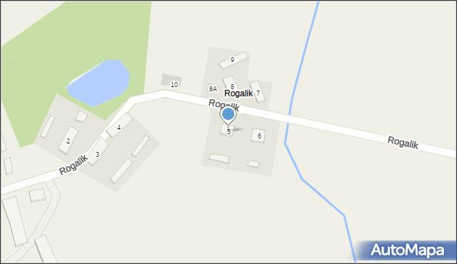 Rogalik, Rogalik, 5, mapa Rogalik