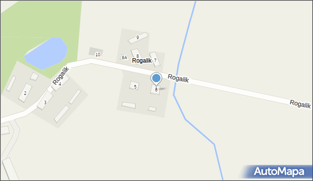 Rogalik, Rogalik, 6, mapa Rogalik