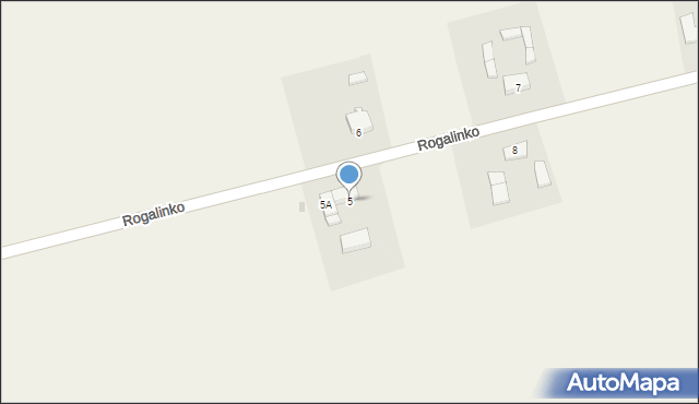 Rogalino, Rogalino, 5, mapa Rogalino