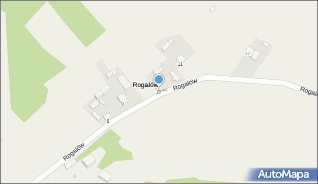 Rogalów, Rogalów, 10, mapa Rogalów