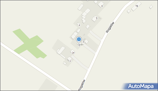 Rogalów, Rogalów, 2, mapa Rogalów