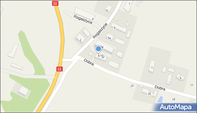 Rogaszyce, Rogaszyce, 3, mapa Rogaszyce