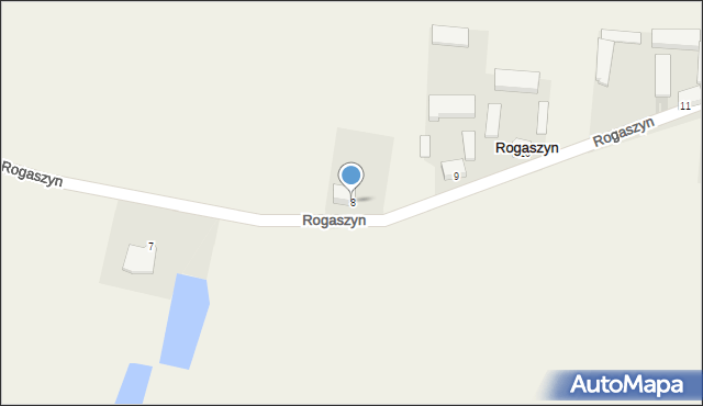 Rogaszyn, Rogaszyn, 8, mapa Rogaszyn