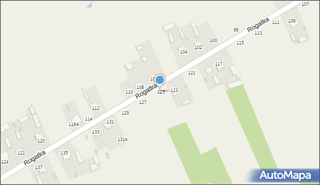 Rogatka, Rogatka, 125, mapa Rogatka