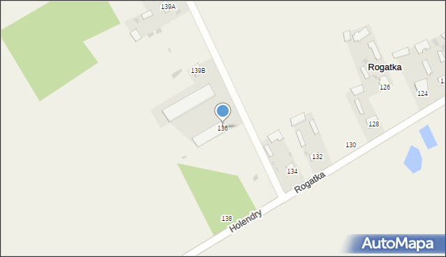 Rogatka, Rogatka, 136, mapa Rogatka