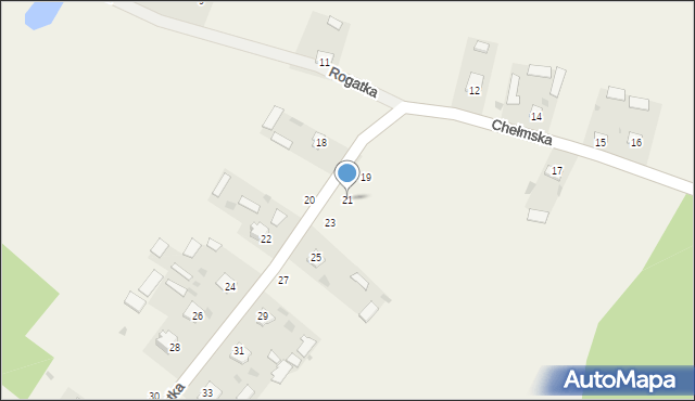Rogatka, Rogatka, 21, mapa Rogatka