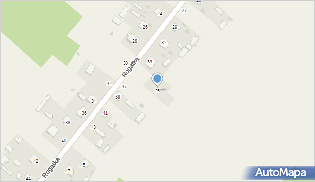 Rogatka, Rogatka, 35, mapa Rogatka