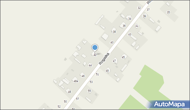 Rogatka, Rogatka, 42, mapa Rogatka